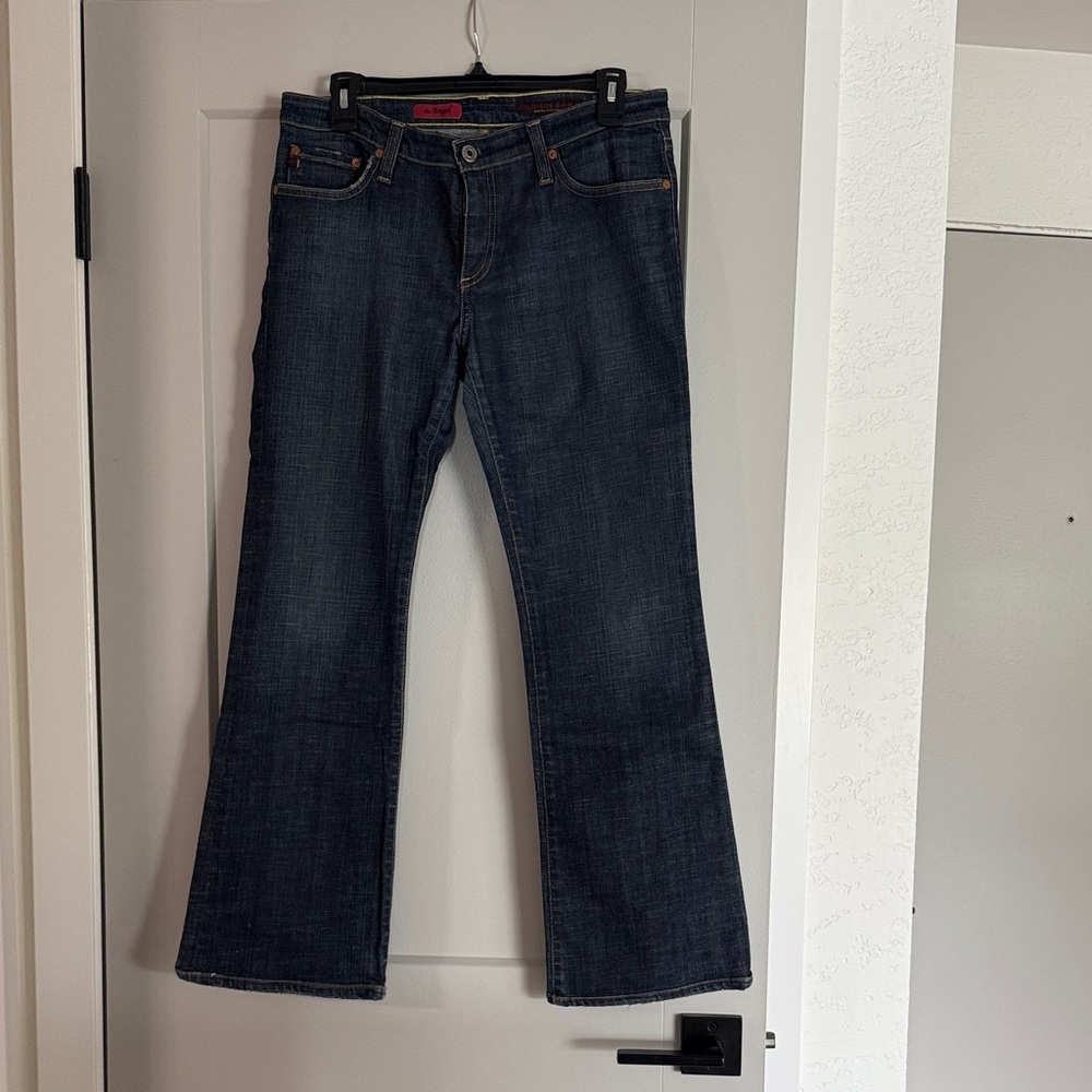 AG Adriano Goldschmied Dark Indigo Flare Jeans